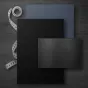 Płyta MDF RAUVISIO tone Deep Black 2461LT, wym. 2800x1300x18.6 mm, obustronnie pokryta lakierowaną folią PP Płyta MDF RAUVISIO tone Deep Black 2461LT, wym. 2800x1300x18.6 mm, obustronnie pokryta lakierowaną folią PP