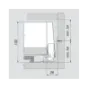 Prowadnica z BLUMOTION do szuflad MerivoBox, 600 mm, L+P, 70kg Prowadnica z BLUMOTION do szuflad MerivoBox, 600 mm, L+P, 70kg