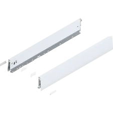 Boki Szuflady MERIVOBOX, dł. 600 mm, M 91mm, 470M6002S R+L, Białe