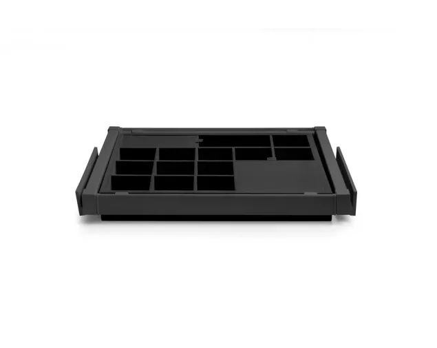 Szuflada, organizer na akcesoria ELITE, 660 - 718 mm, cichy domyk, czarny Szuflada, organizer na akcesoria ELITE, 660 - 718 mm, cichy domyk, czarny
