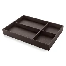Wielofunkcyjny Organizer z 4 przegrodami, VE80CXLA3016A, Moka Brown, 300x410 mm (Na zam&oacute;wienie)