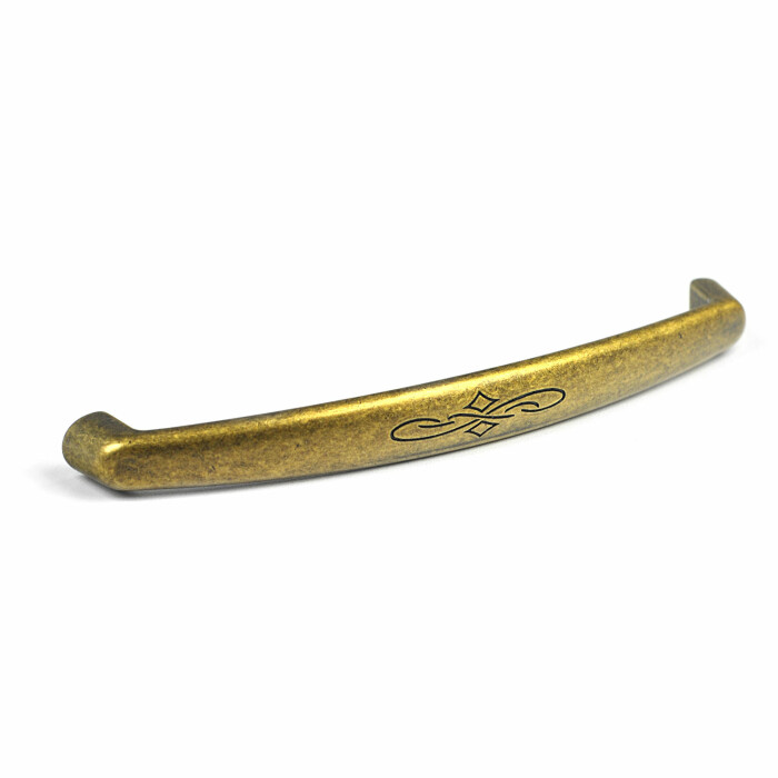 Uchwyt meblowy FLORIO , stare złoto, 96mm