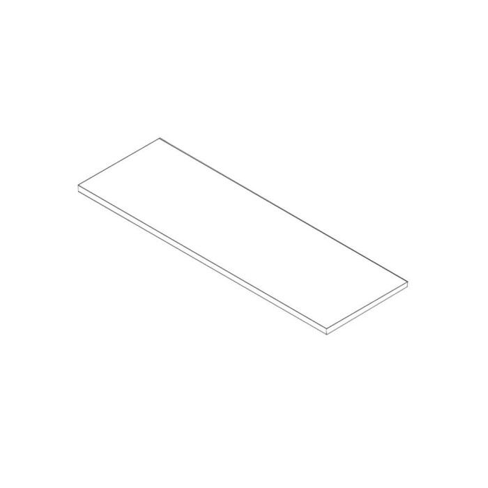 Półka szafki dolnej (720/300) biała wym.264x505mm