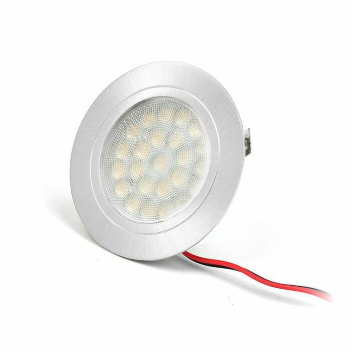 Oprawa wpuszczana OVAL LED , aluminium, barwa światła: neutralna