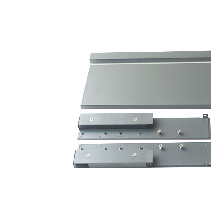 Zestaw do szuflady wewnętrznej niskiej Modern Box Pro, H84, (panel+złączki+reling), antracyt